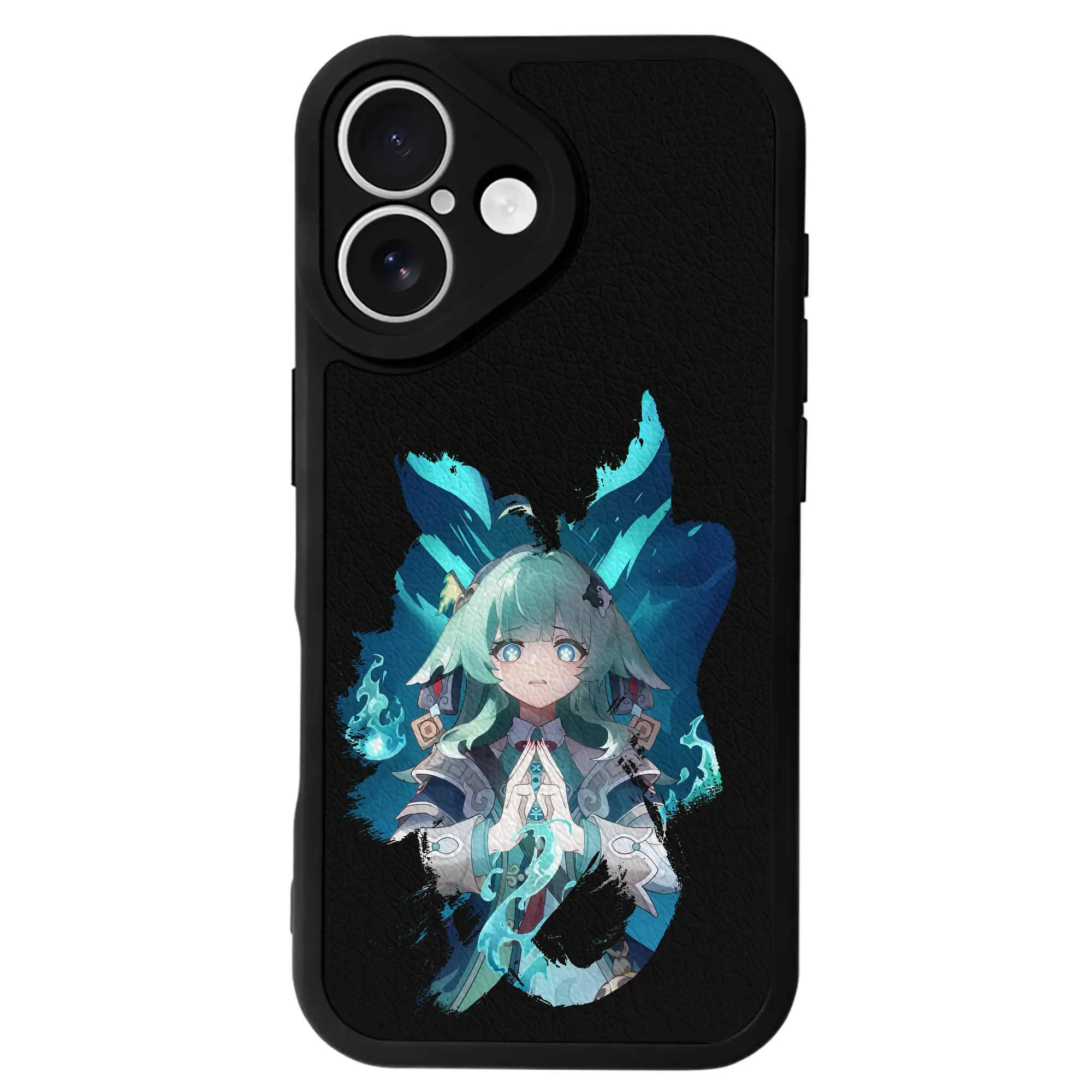 崩壊：スターレイル グッズ フォフォ - IPhone 16シリーズ対応 ・ シリコンスマホケース ・ レザー調 ・ 高精度フィット ・ 耐衝撃 ・ ワイヤレス充電対応 ・ 精密カット